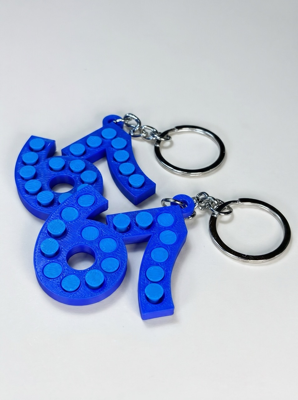 3D keychain Number 67